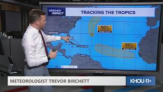 Tropical update: Two Atlantic disturbances could develop, but neither poses a threat to the Gulf rig