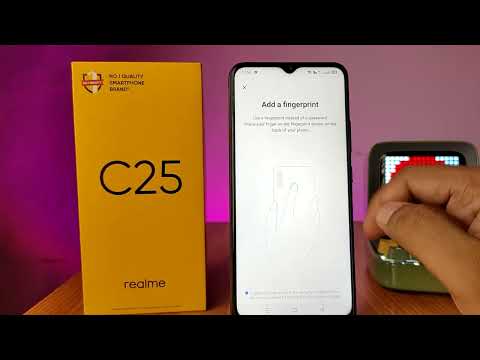 How to Add Fingerprint in Realme C25