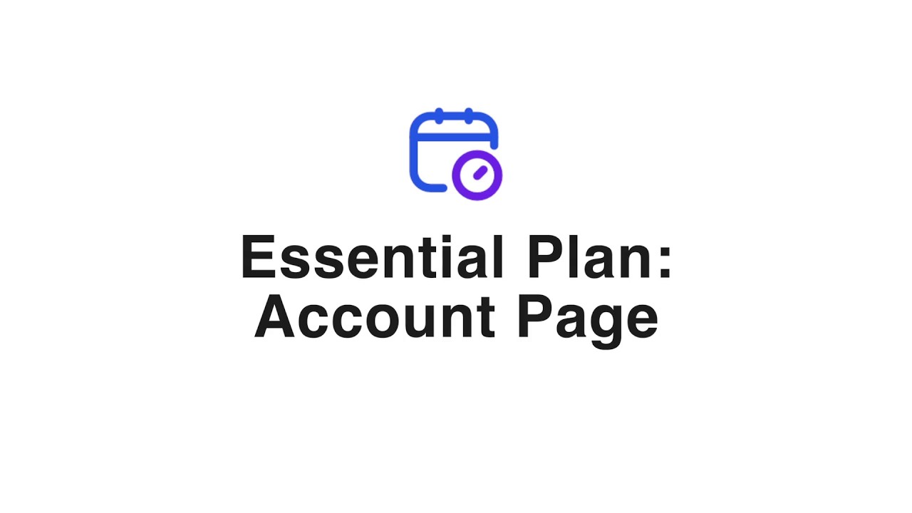 The Account Page