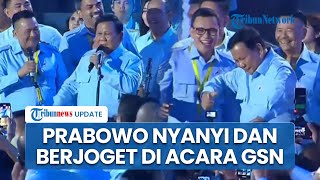 Prabowo Ikut Nyanyi di Acara GSN, Langsung Joget saat Putri Ariani Lantunkan Lagu India