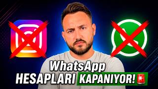 WhatsApp Kullanıyorsan Mutlaka İzle! -  Binlerce Hesap Kapatılıyor! ❌
