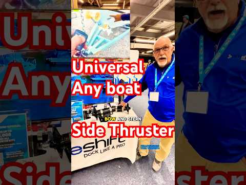 DIY Universal for any boat, above the waterline mounted Side Thruster with remote!! SideThruster!!