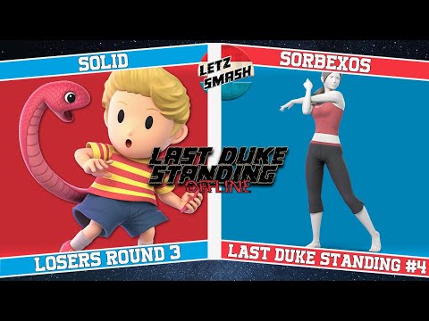 Last Duke Standing #4 Offline - LR3 - Solid (Lucas) vs Sorbexos (Wii Fit Trainer / Wolf) - SRT