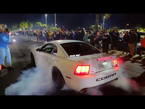 Daytona Turkey Run 2023 Pullouts & Burnouts!! - Friday Night