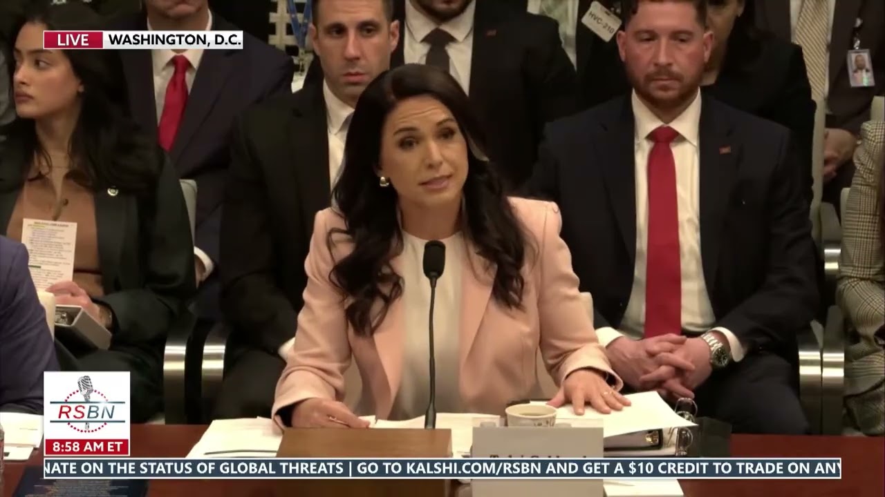 WATCH: Director Gabbard Gives Detailed Remarks on the Dangers Facing the U.S. - 03/19/26