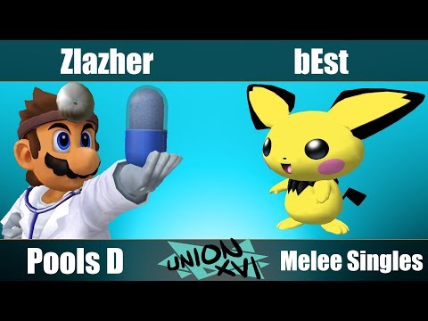 UnionXVI - Zlazher (Doc) Vs. bEst (IC, Pichu) - Pools - Melee