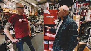 Video thumbnail for NEW Evans UV2 Coated Drumheads! by Peter Lewis