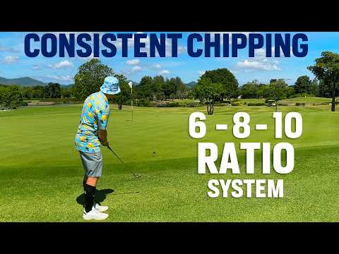 Toe Down Chipping with 6-8-10 irons - Rule of 12 SIMPLIFIED