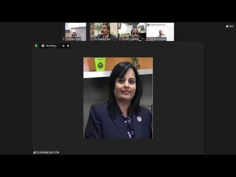 Virtual CPE Meeting (VCM) on "Opportunities & Scope in Outsourcing Accounting Services" held on 26th August, 2021