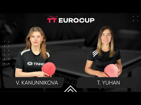 11:35 Vasylysa Kanunnikova -  Tetiana Yuhan 18.02.2024 TT Euro.Cup Women Ukraine Master. TABLE 3