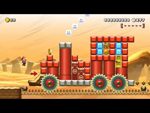 Super Mario Maker 2 - The Great Train Robbery by Funky Ted - No Commentary