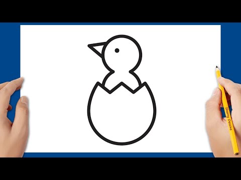 Comment dessiner un poussin 🐤