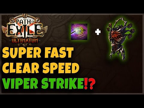 [POE 3.14] Speedy Viper Strike + Death's Oath Raider Build Guide - Zoom Around In Style - Fun Build