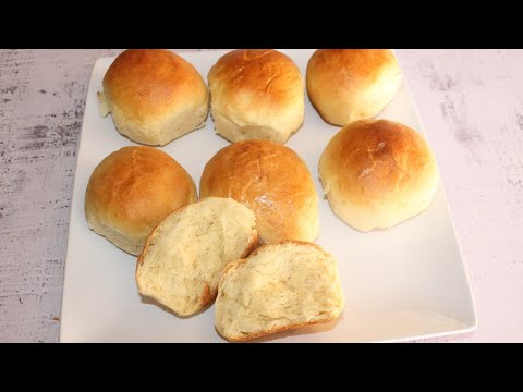 No-Knead Dinner Rolls Recipe | Buns Recipe