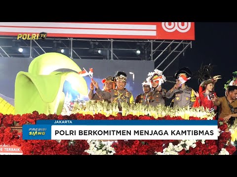 WAKAPOLRI SAPA MASYARAKAT SAAT KARNAVAL HUT KE-80 RI