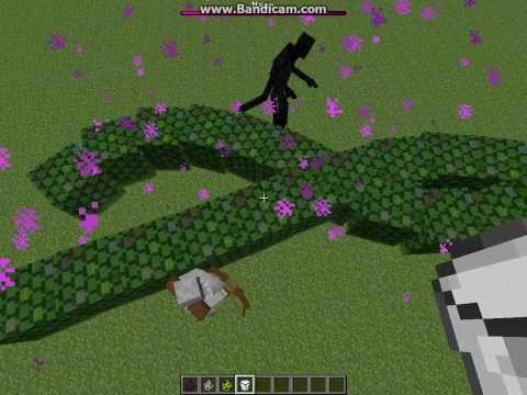 Mutant Enderman and Mutant Skeleton vs Naga
