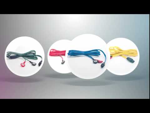 Compex Cihaz Uyumlu 4'lü Çıtçıtlı Kablo