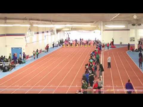 Jan 2018 Team Ontario qualifier 60 M finals Jadon 7.19s Jalon 7.22s