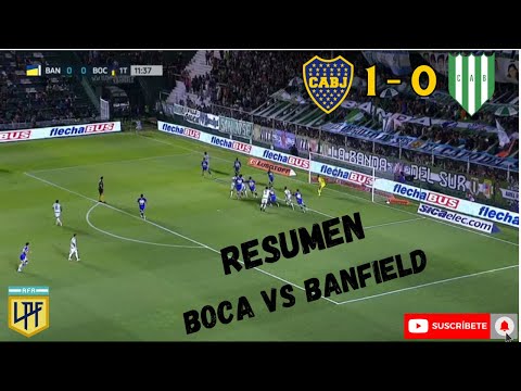 BOCA 1 - 0 BANFIELD RESUMEN COMPLETO | Fecha 6 Liga Argentina 🔵🟡