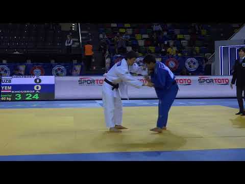 UROZBOEV Diyorbek (UZB) VS  KHOUSROF Ali (YEM) -60Kg  Quarter-Final / GP Samsun 2015