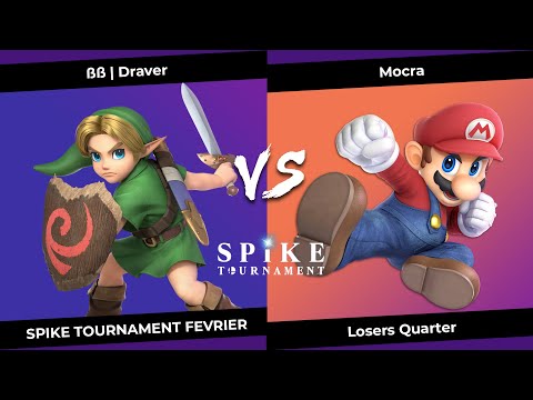 SpikeT Février Losers Quarter - ßß | Draver (Young Link) VS Mocra (Mario)