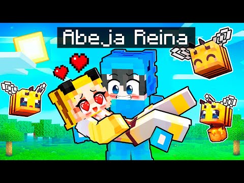 Enamoré a la ABEJA REINA en Minecraft!