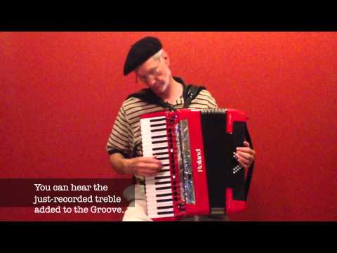 Roland FR-8x V-Accordion  Looper Demo by Richard Noel