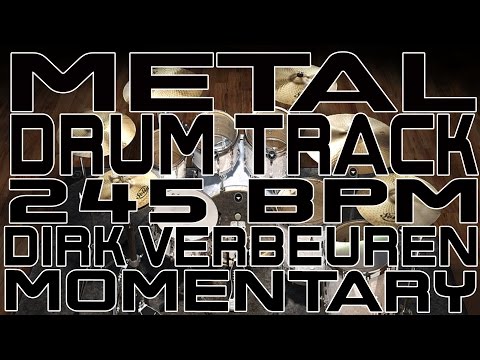 Metal Drum Track - 245 BPM - Momentary