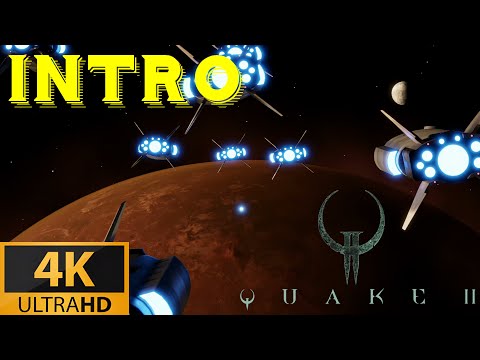 Quake II Remastered - Ground Zero intro (AI Enhanced 4K 60fps)