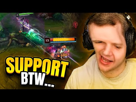 SUPPORT DAMAGE BTW XD | Jankos