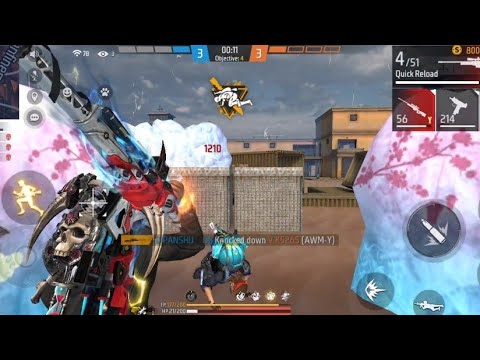 1v4 with double awm in final round 3-3 score || intense situation op gameplay by dipanshu dg gaming