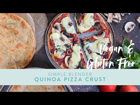Healthy Pizza Base: Vegan, Gluten Free, Egg Free, Nut Free, and really easy to make