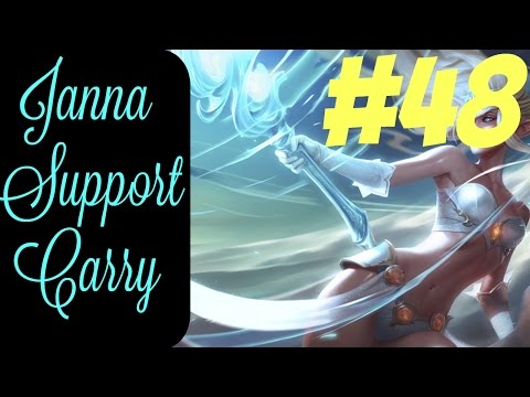 How to Carry as Janna #48 -- Only Support to Diamond Series -- League of Legends