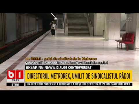 DIALOG CONTROVERSAT - DIRECTORUL GENERAL METROREX, UMILIT DE SINDICALISTUL RADOI_Stiri b1_20mart2021