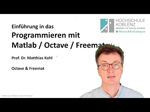 Prgrammieren mit Matlab, Octave, Freemat