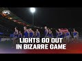 INSANE scenes as lights go out in Brisbane v Melbourne game