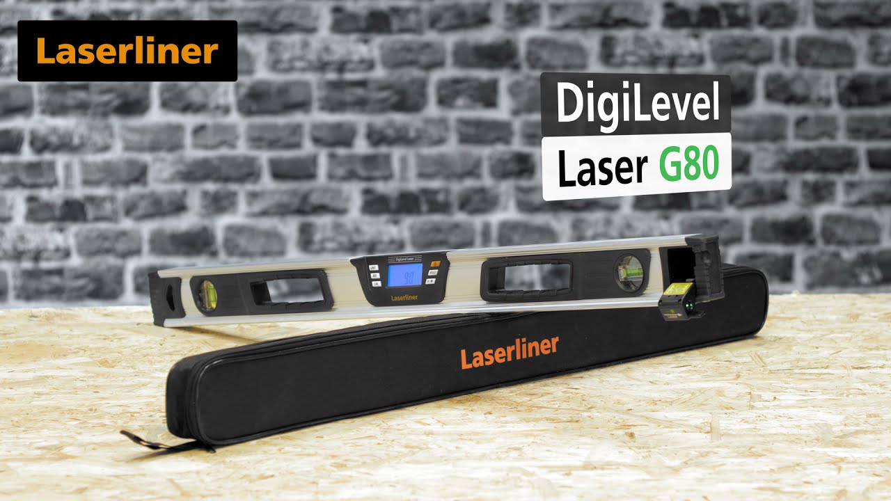 Laserliner Niveau à bulle DigiLevel-Laser G80