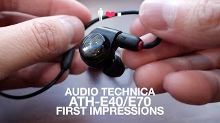 Video thumbnail for Headphone Safari: Audio Technica ATH-E40 / E70 IEM First Impressions by lachlanlikesathing