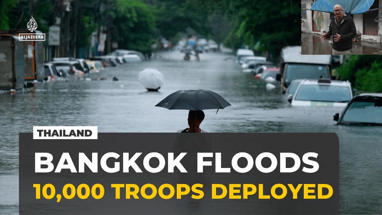 Video: Bangkok declares all 50 districts disaster zones as over 10,000 troops aid flood response