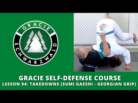 BJJ Self-Defense Course | Lesson 94: Sumi Gaeshi (Georgian Grip)