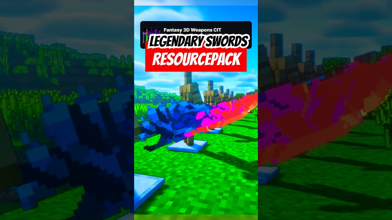 Swords Resourcepack ⚔️ | #Minecraft Evolution Cam