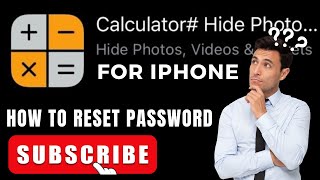 How to reset Calculator photo vault password || In English || #calculatorapp