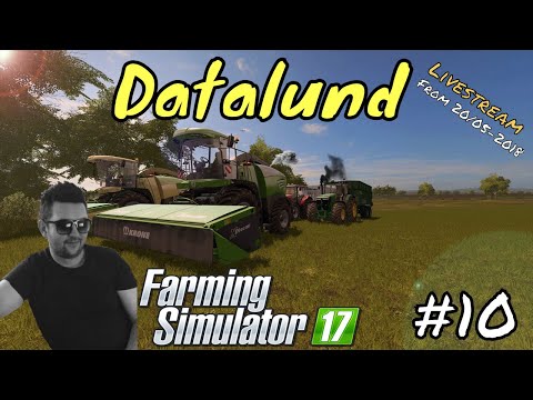 FS17 Courseplay Let's play Livestream from 20/5-2018 - episode 10
