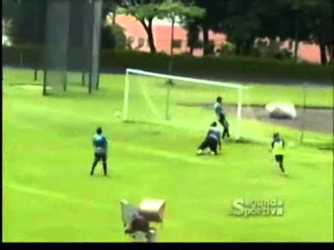 gol de Lucas Biselli na pré-temporada 2012 da Inter x São Carlos
