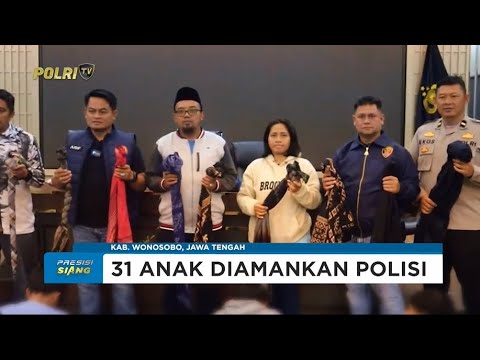 POLRES WONOSOBO GAGALKAN PERANG SARUNG DI SELOMERTO, 31 ANAK DIAMANKAN