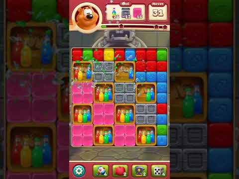 Toon blast 2821 no boosters 3 stars