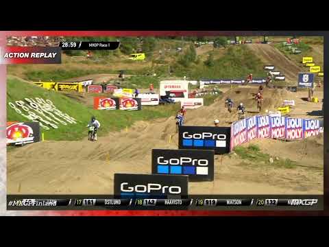 Bogers pass Gajser and Seewer | MXGPRace 1 | MXGP of Finland 2022