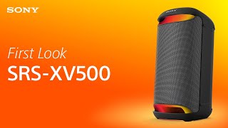 Video thumbnail for FIRST LOOK: Sony SRS-XV500 X-Series Wireless Party Speaker by Sony Europe