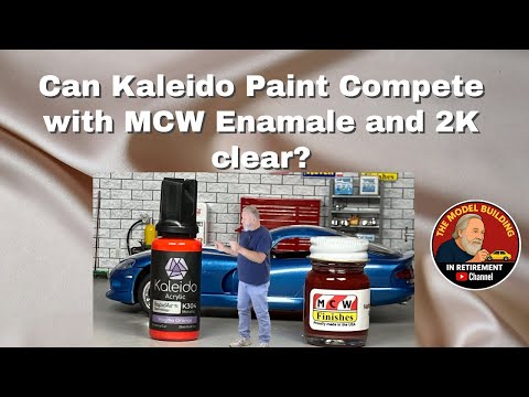 Can The Water Based Kaleido ColorWorks Paint Stand Up to MCW Lacquers and Enamels? Lets Find Out