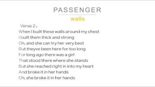 passenger walls lyrics